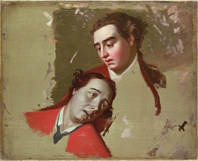 دراسة وفاة الجنرال وولف في كيبيك ، 1762-63 بواسطة جورج رومني