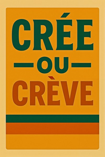 إنشاء أو انهيار - فرنش ألت، 2025 (أكريليك على قماش الكانفاس) بواسطة جورج روزالي