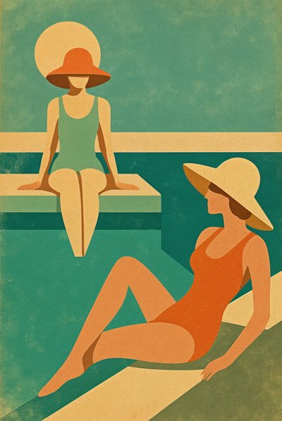 سهولة في الحاضر، 2025 (أكريليك على قماش الكانفاس) بواسطة جورج روزالي