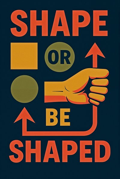 شكّل أو كن مُشكَّلاً، 2025 (أكريليك على قماش الكانفاس) بواسطة جورج روزالي