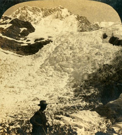 شلالات الجليد Hochstetter ، نيوزيلندا ، c1909. بواسطة جورج روز