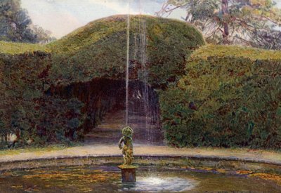 ذا دارك آربور في ملبورن هول، ديربيشاير (طباعة حجرية ملونة) بواسطة جورج صموئيل الجود