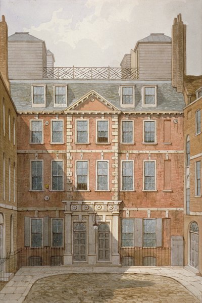 مباني بوفورت ، ستراند ، وستمنستر ، لندن ، c1810 بواسطة جورج شيبرد