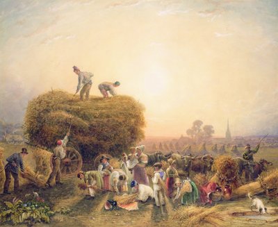 صناعة القش ، 1832 (مرحاض على ورق) بواسطة جورج شيبرد