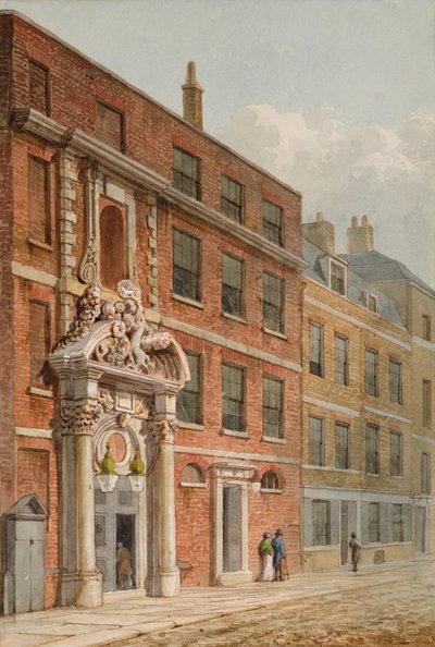 The Merchant Taylors Hall ، لندن ، 1810 (مرحاض) بواسطة جورج شيبرد