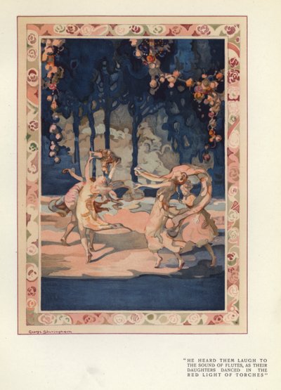 Illustration for The Happy Hypocrite by Max Beerbohm (colour litho) بواسطة جورج شيرينغهام