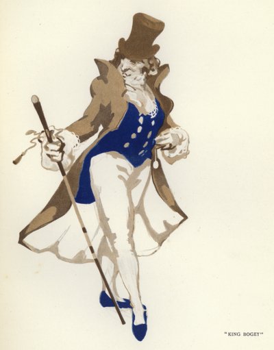 Illustration for The Happy Hypocrite by Max Beerbohm (colour litho) بواسطة جورج شيرينغهام