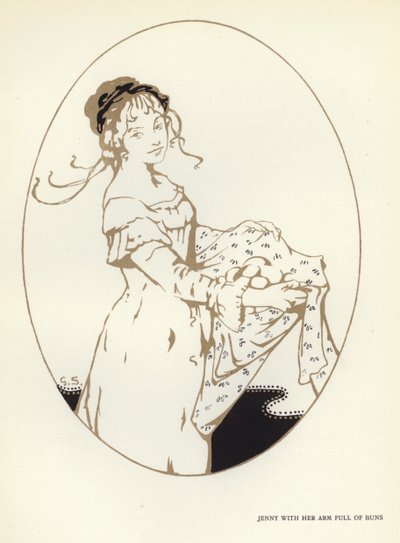 Illustration for The Happy Hypocrite by Max Beerbohm (colour litho) بواسطة جورج شيرينغهام