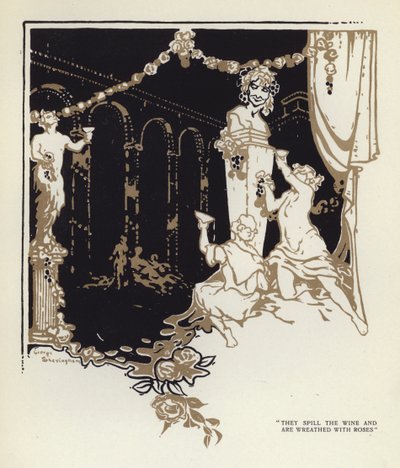 Illustration for The Happy Hypocrite by Max Beerbohm (colour litho) بواسطة جورج شيرينغهام