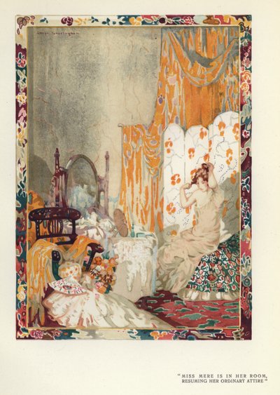 رسم توضيحي لـ Happy Hypocrite بواسطة Max Beerbohm (لون ليثو) بواسطة جورج شيرينغهام