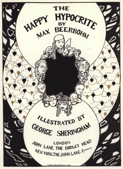 رسم توضيحي لـ Happy Hypocrite بواسطة Max Beerbohm (لون ليثو) بواسطة جورج شيرينغهام