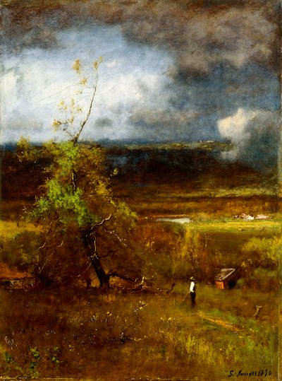 جمع الغيوم ، 1890 بواسطة جورج سنر. إنيس