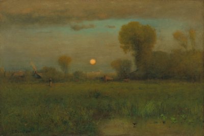 حصاد القمر ، 1891 بواسطة George Snr. Inness