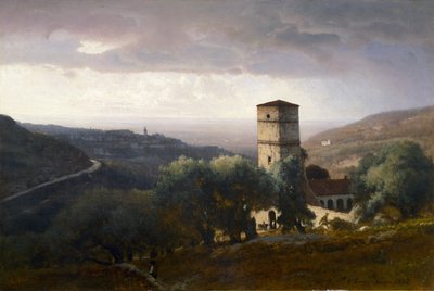 منظر لروما من تيفولي بواسطة جورج سنر. إنيس