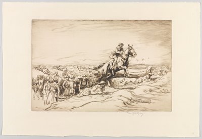 لانسر الثانية في إبهي الأول ديسمبر 1917. بواسطة جورج صوبر