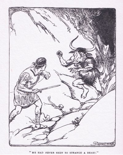لم يسبق له أن رأى وحشًا غريبًا ، من The Heroes الذي نشره George Allen and Unwin 1929 بواسطة جورج صوبر