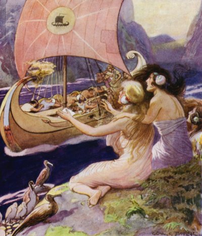 جايسون و Argonauts: The Sirens (لون ليثو) بواسطة جورج صوبر