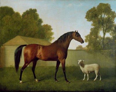 Dungannon ، ملك العقيد أوكيلي ، رسمت في حقل مرعي مع خروف ، 1793 بواسطة جورج ستابس