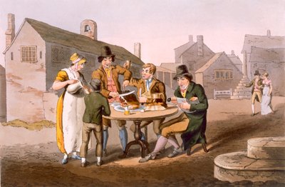 حواء منتصف الصيف ، من "زي يوركشاير" منقوش بواسطة روبرت هافيل (1769-1832) 1814 بواسطة جورج ووكر