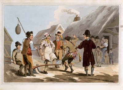 The Fool Plow ، محفور بواسطة روبرت هافيل الأكبر ، نشر عام 1814 من قبل روبنسون وابنه ، ليدز بواسطة جورج ووكر