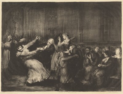 الرقص في Madhouse ، 1917. بواسطة جورج ويسلي بيلوز