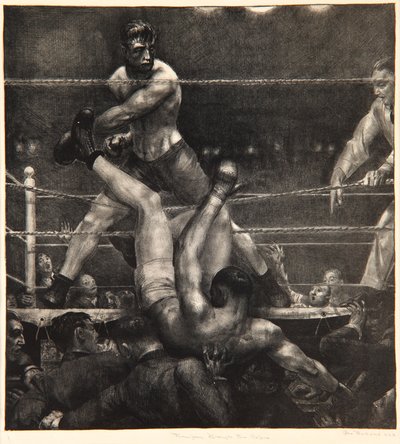 ديمبسي عبر الحبال ، 1923-1924 بواسطة جورج ويسلي بيلوز