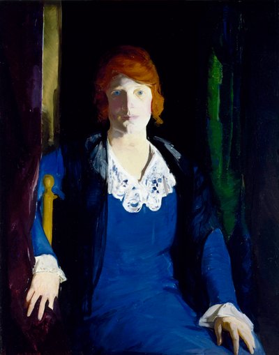 "" صورة فلورنس بيرس "Peinture de George Bellows (1882-1925) 1914 - زيت على خشب - 96.5x76.2 - متحف الفنون الجميلة ، هيوستن بواسطة جورج ويسلي بيلوز