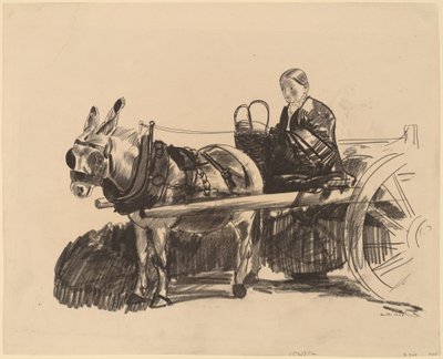عربة الحمار ، 1922. بواسطة جورج ويسلي بيلوز