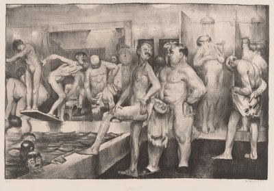 حمام الاستحمام ، 1917. بواسطة جورج ويسلي بيلوز