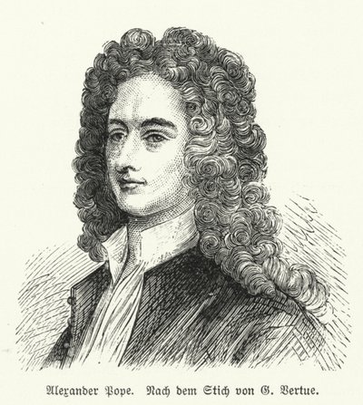 ألكسندر بوب ، شاعر إنجليزي بواسطة George after Vertue