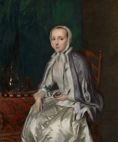 صورة إليزابيث تروست ، ج .1758 بواسطة George van der Mijn