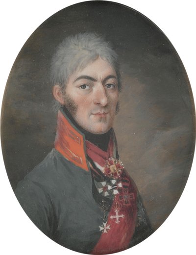 الأمير سيمون باغراتوفيتش من باغراتوني إيميريتي 1771- ، 1806. بواسطة جورج انطوان كيمان
