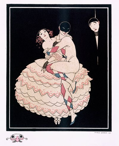 كارسافينا ، حانة. 1914 (لون ليثو) بواسطة جورج حلاق