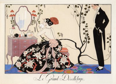 Le Grand Décolletage ، نقش بواسطة H. Reidel بواسطة جورج حلاق