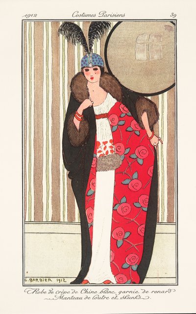 لوحة أزياء نسائية من Journal des Dames et des Modes بواسطة جورج حلاق
