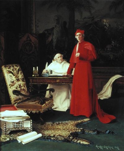 طلب الإلهام (زيت على لوح) بواسطة جورج كروغيرت