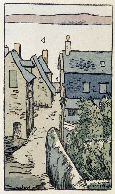 Honfleur - في "" على طرق فرنسا "بقلم جورج ديلاو بواسطة جورج ديلاو