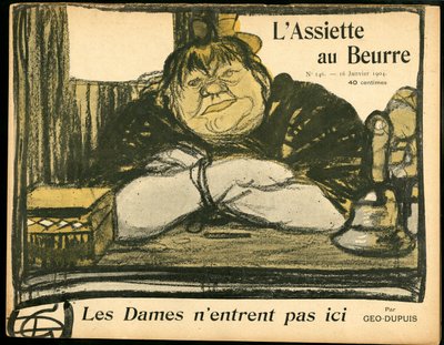 غلاف "" L’Assiette au Beurre "" "، رقم 146 ، ساخر اللون بواسطة جورج دوبوي