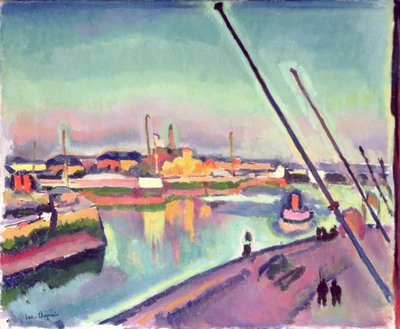Quai Notre-Dame ، لو هافر ، 1908 بواسطة جورج دوبوي