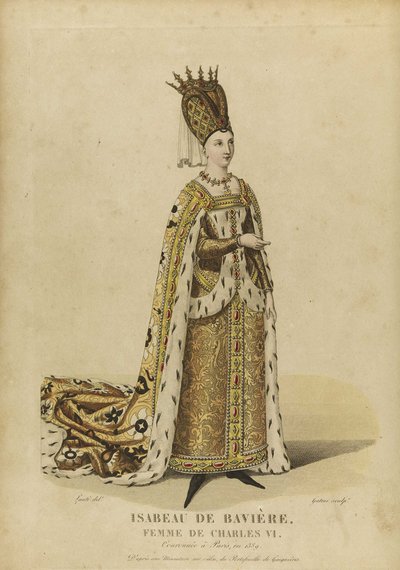 إيزابو دي بافيير ، ملكة فرنسا (Isabelle de Baviere، ou de Wittelsbach Ingolstadt بواسطة جورج جاك جاتين