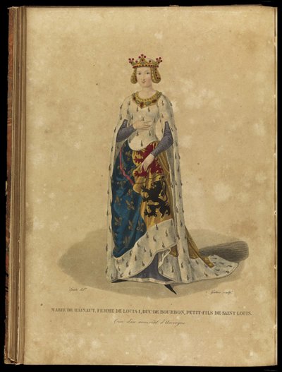 Mary of Avesnes 1280-1354 ، أواخر القرن الثامن عشر. بواسطة جورج جاك جاتين