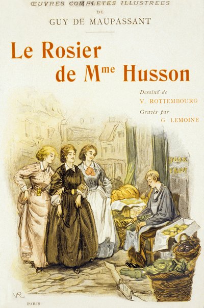 غلاف كتاب "لو روزييه دي مدام هوسون" لغي دو موباسان بواسطة جورج ليموين