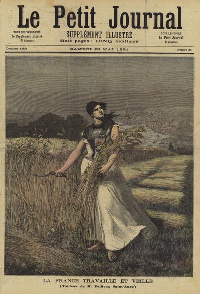 غلاف لو بيتي جورنال ، 23 مايو 1891 بواسطة Georges Louis Poilleux-Saint-Ange