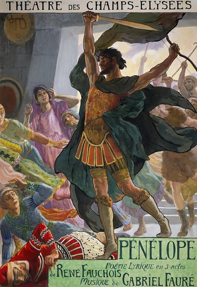 Poster for Penelope, lyrical poem by Rene