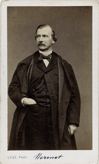 صورة للملحن أوغست ميرم 1810-1889. بواسطة جورج ماثورين ليجيه