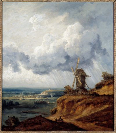 مولان دارجنتويل. لوحة لجورج ميشيل (1763-1843) بواسطة جورج ميشيل