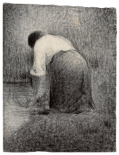 راكع امرأة راكع امرأة ، ج 1881 بواسطة جورج بيير سورات