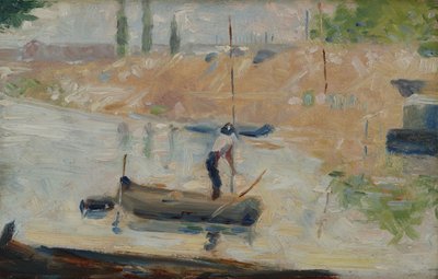 رجل في قارب ، 1884 بواسطة جورج بيير سورات