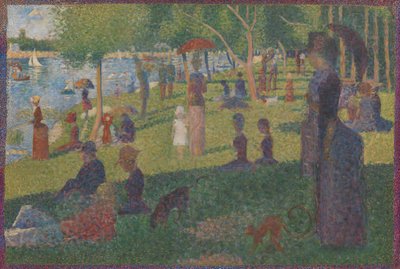 دراسة ليوم الأحد في La Grande Jatte ، 1884. بواسطة جورج بيير سورات