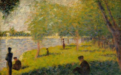 دراسة ليوم الأحد في La Grande Jatte ، 1884. بواسطة جورج بيير سورات